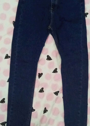 Koyu Mavi Kadın Midi Kot Pantolon - Görsel 2