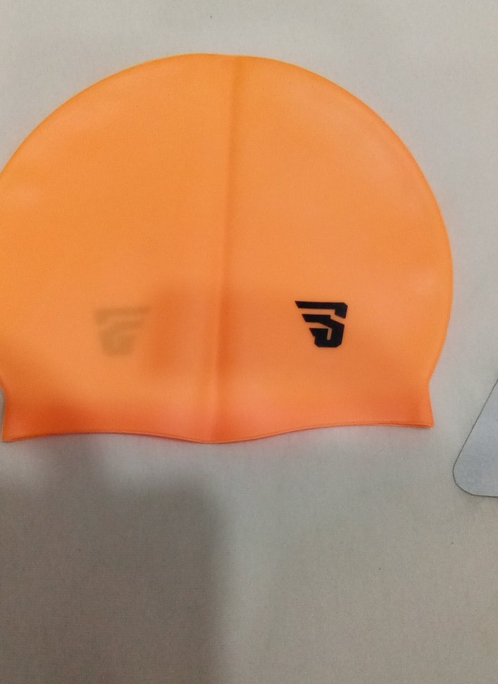 Turuncu Spor Yüzücü Bonesi Velcro - Görsel 3