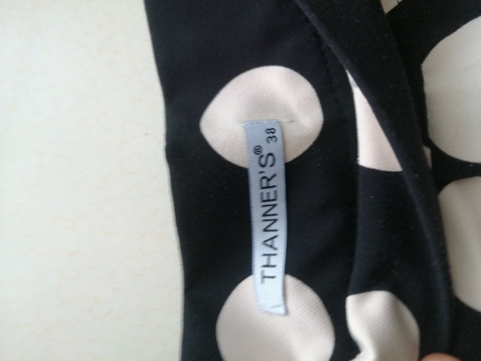 Puantiye Desenli Siyah Piliseli Midi Hamile Eteği - Görsel 2