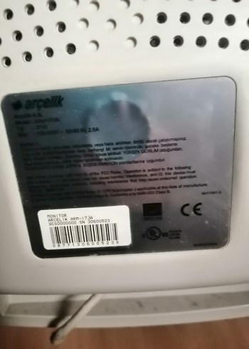 Arçelik beyaz CRT Monitör - Görsel 3