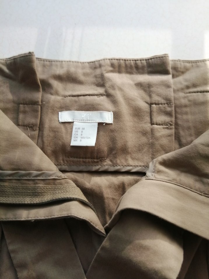 Kemerli Kahverengi  Midi Etek - Görsel 2