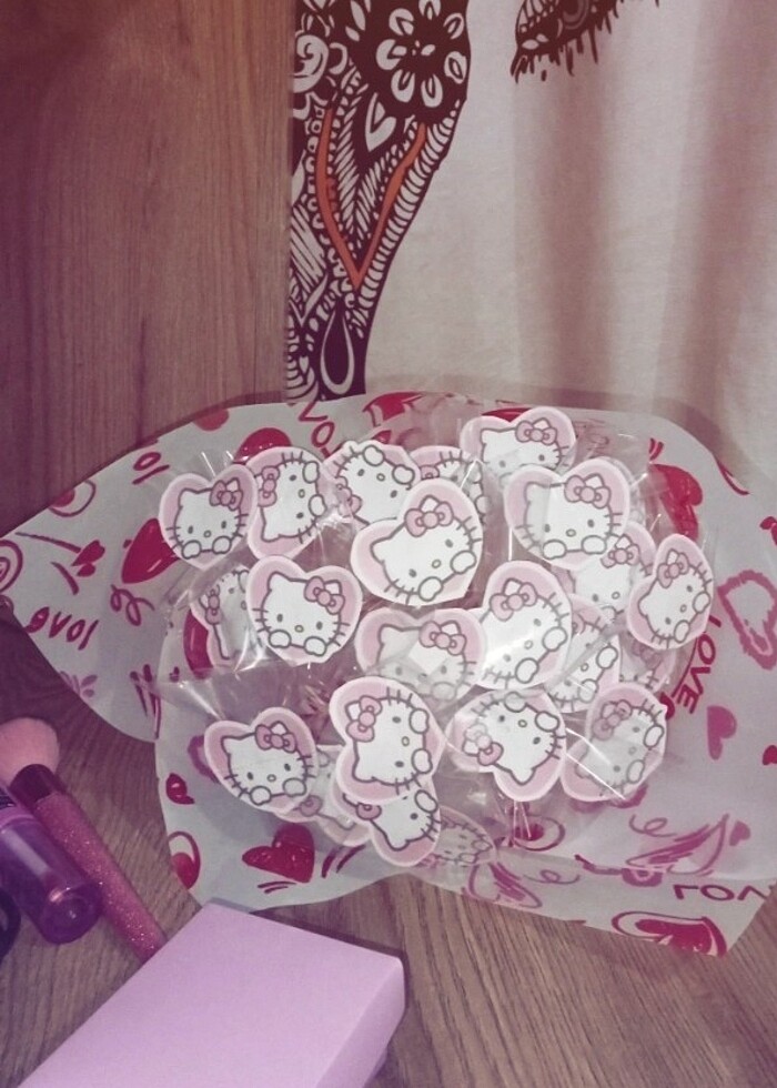 Hello kitty buket - Görsel 5