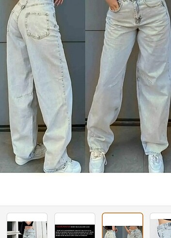 Koton Baggy pantolon açık mavi