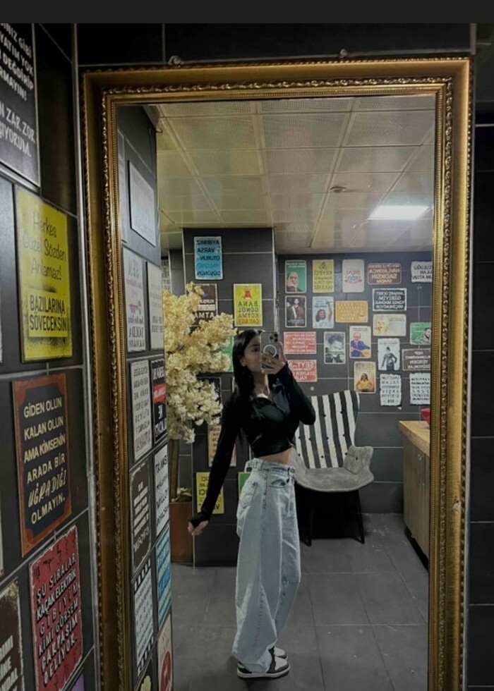 Baggy pantolon açık mavi - Görsel 3