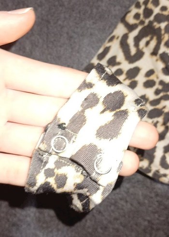 Leopar Desenli citcitli crop - Görsel 2