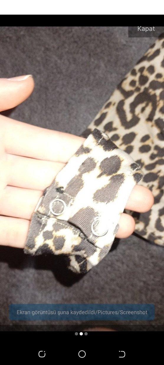 Leopar Desenli citcitli crop - Görsel 2