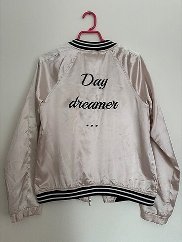 H&M Pembe saten ceket