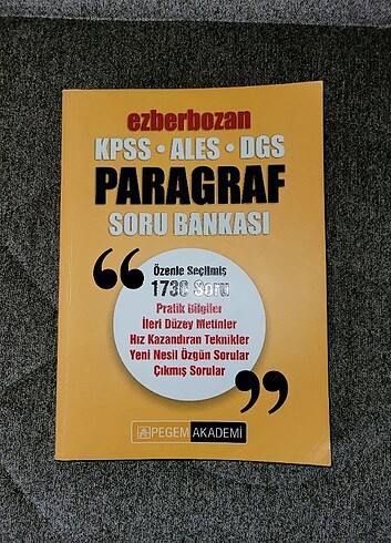 Kpss 2024 pegem ezberbozan paragraf soru bankası