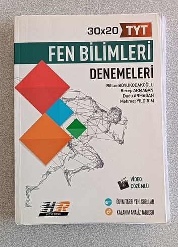 TYT FEN DENEME HIZ VE RENK YAYINLARI 20x30