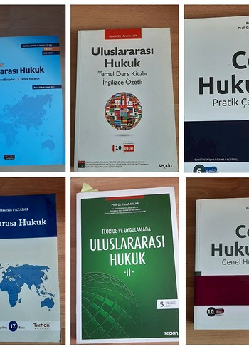 Uluslararası Hukuk Ders ve Sınav Hazırlık Kitapları