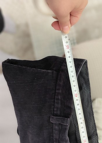 Büyük beden Erkek Kadife Pantolon - Görsel 5