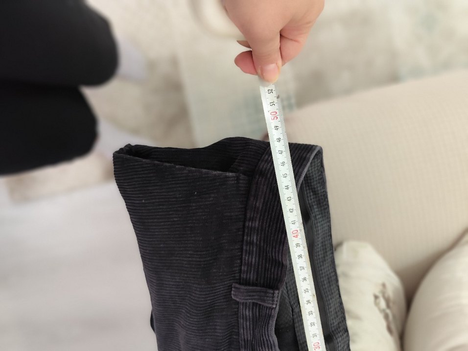 Büyük beden Erkek Kadife Pantolon - Görsel 5