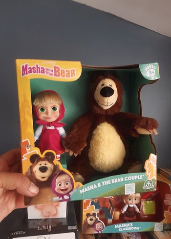 Masha ve Koca Ayı 20 Cm Peluş-12 Cm Bebek