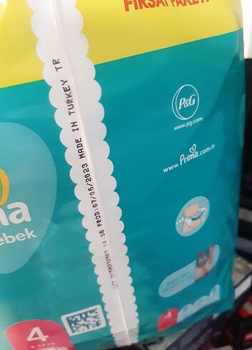 4 Beden: 7-18 kg Beden Renk Prima Bebek Bezi Beden:4 (9-14KG) Maxi 74 Adet Fırsat Pk