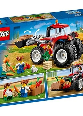  Beden Renk LEGO City Traktör 60287 Yapım Seti; Çocuklar için Harika bir Oyu