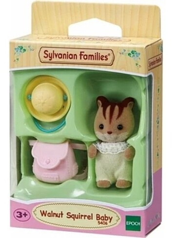  Beden Renk Sylvanian Families Ceviz Sincabı Bebek