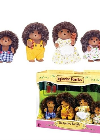  Beden Renk Sylvanian Families Kirpi Ailesi 4018