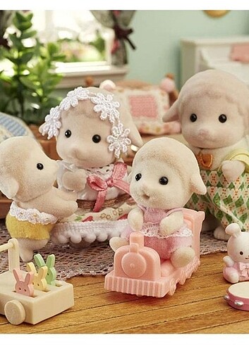  Beden Renk Sylvanian Families Koyun Ailesi 5619