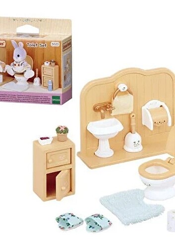 Beden Renk Sylvanian Families Tuvalet Seti 5020