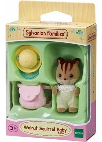  Beden Sylvanian Families Ceviz Sincabı Bebek