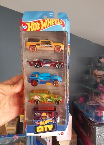 Hot Wheels Beşli Araba Seti Hot Wheels City JBJ75