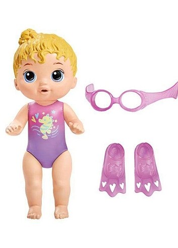  Beden Renk Baby Alive Sunny Yüzücü Dalgıç Sarışın Oyuncak Bebek F8140