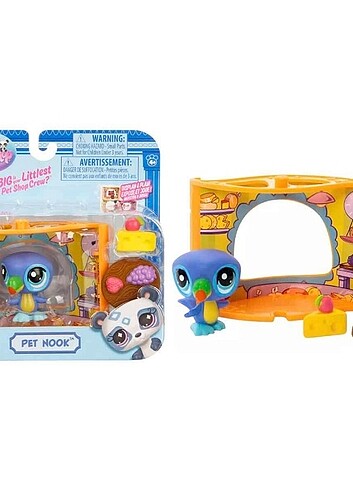 LPS Minişler Littlest Pet Shop Miniş ve Temalı Oyun Köşesi Kuş
