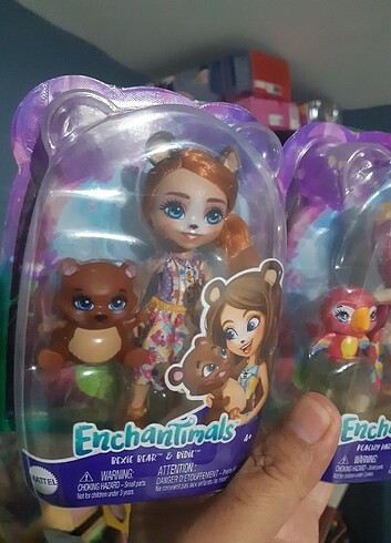 Beden Enchantimals Mini Boy Karakter Bebekler ve Dostları 2 adet