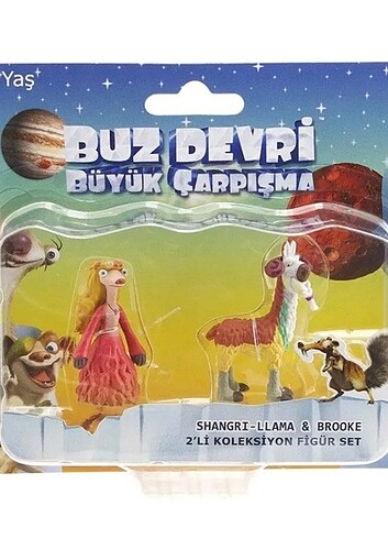 Beden Buz Devri Shangri Llama & Brooke 2'li Koleksiyon Figür Set