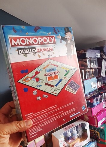 Diğer Monopoly Düello Zamanı Orjinal Jelatinli Sıfır ORTA BOY KUTU