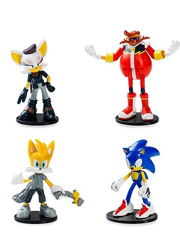 Sonic Aksiyon Figürleri 4lü Deluxe Set SON6040