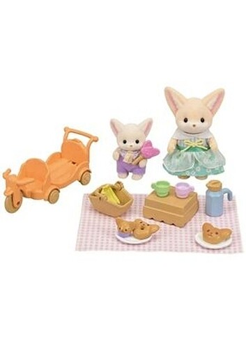 Sylvanian Families Piknik Seti Çöl Tilkisi Kız ve Bebek 5698