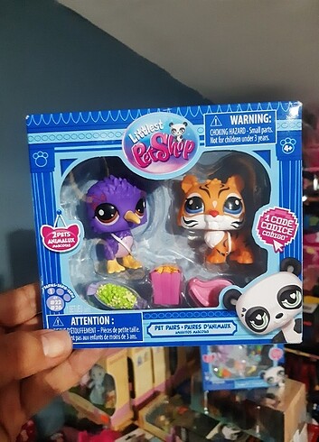 Littlest Pet Shop Minişler 2?li Figür Seti S1 Kaplan ve Kuş)