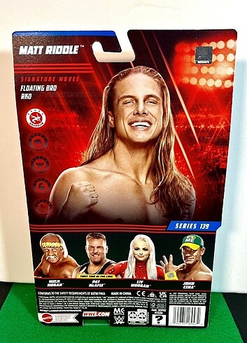 Beden Renk WWE MATTEL Matt Riddle Figür