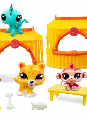  Beden Renk Littlest Pet Shop Minişler Orman Oyun Seti