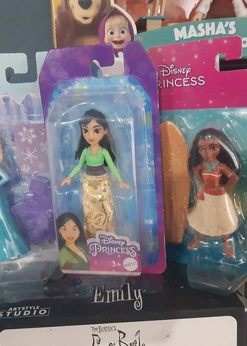 Barbie Disney prenses bebekler seti