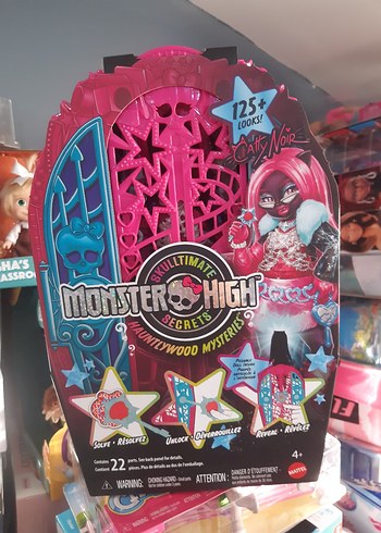 Beden Monster High Skulltimate Sırları Catty Noir Dol