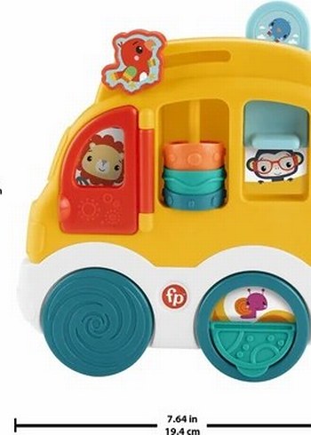 Fisher Price Fisher Price Hayvanlarla Tanışalım Eğlenceli Arabam