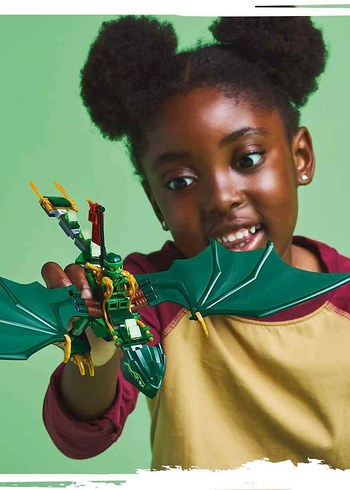 LEGO NINJAGO Lloydun Yeşil Orman Ejderhası 71829 - Görsel 7