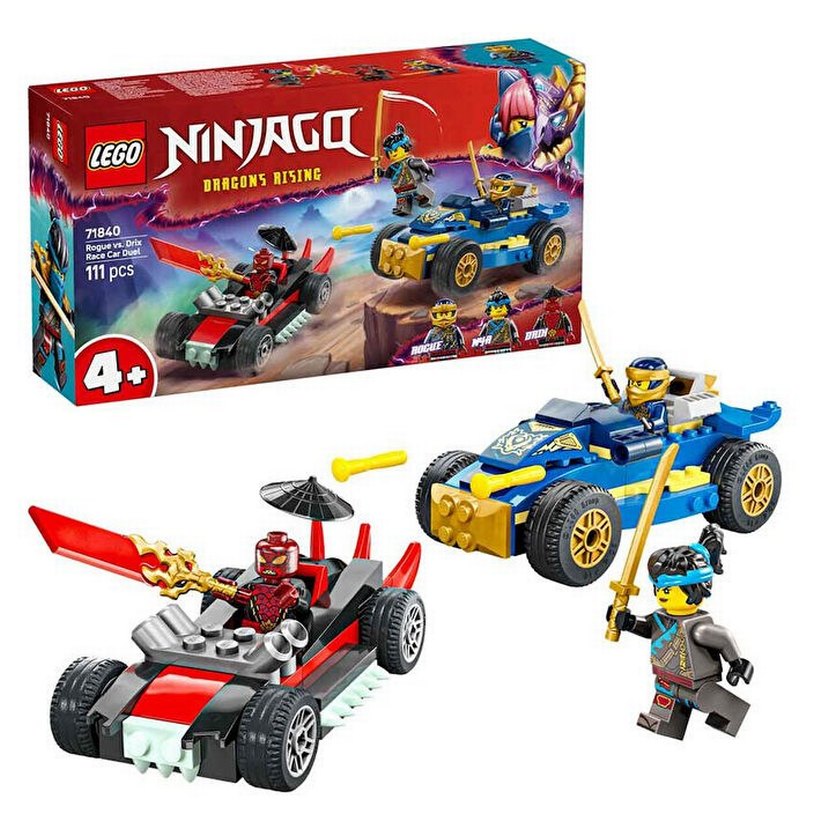 LEGO NINJAGO Rogue ile Drix Yarış Arabası Düellosu 71840 - Görsel 2