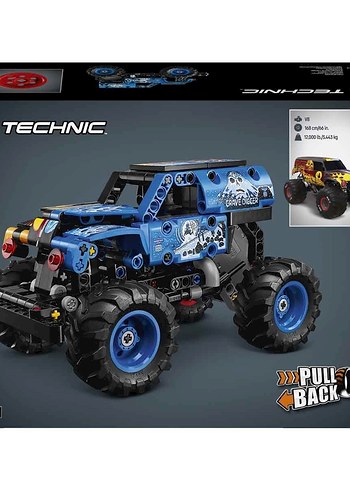 LEGO Technic Monster Jam Grave Digger Ateş ve Buz 42219 - Görsel 6