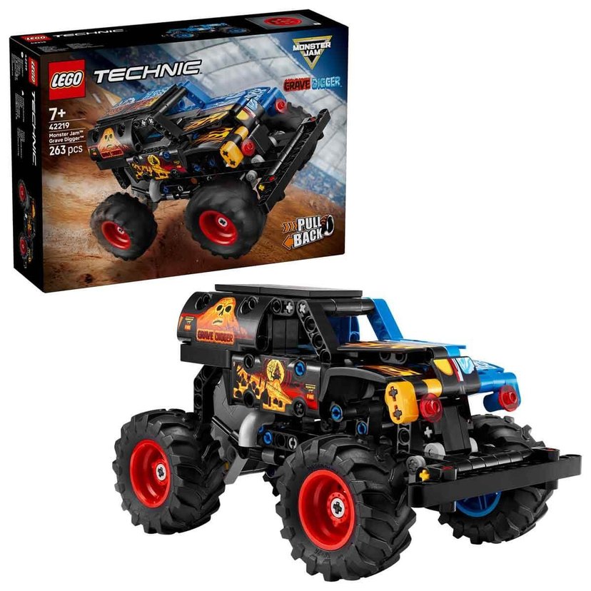 LEGO Technic Monster Jam Grave Digger Ateş ve Buz 42219 - Görsel 4