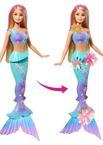 Barbie Büyülü Çiçekler Deniz Kızı Bebeği JDM72 - Görsel 6