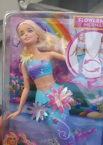 Barbie Büyülü Çiçekler Deniz Kızı Bebeği JDM72 - Görsel 7