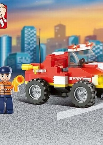 Lego Sluban İtfaiye Kamyonu Seti - Görsel 2