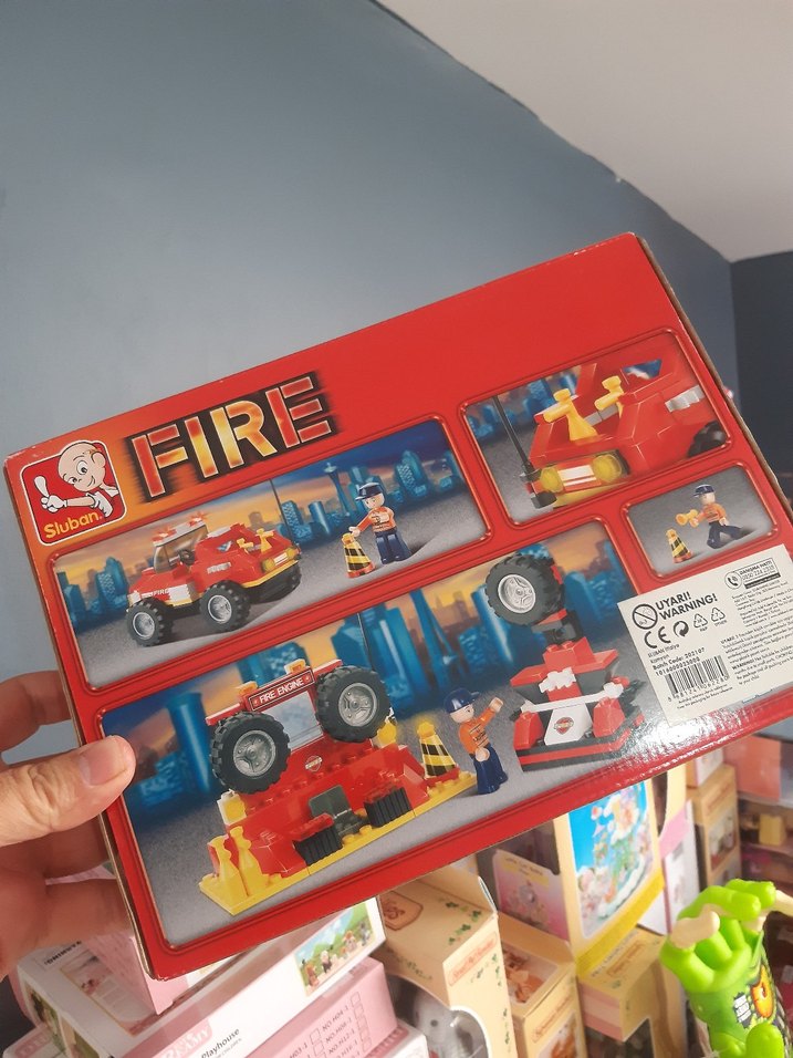 Lego Sluban İtfaiye Kamyonu Seti - Görsel 4