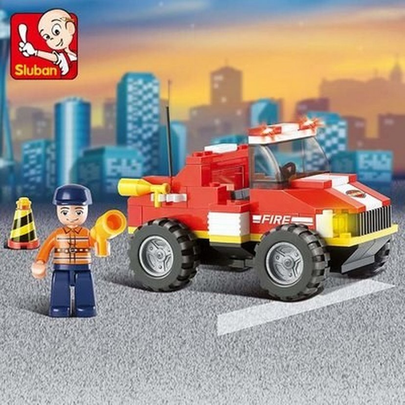 Lego Sluban İtfaiye Kamyonu Seti - Görsel 2