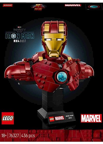LEGO Marvel Iron Man MK4 Büstü 76327 - (436 Parça) - Görsel 3