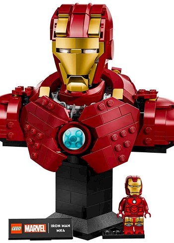 LEGO Marvel Iron Man MK4 Büstü 76327 - (436 Parça) - Görsel 5