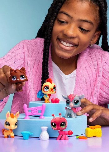 Littlest Pet Shop Minişler 5'li Figür Seti S1 - Minişler Çiftlik